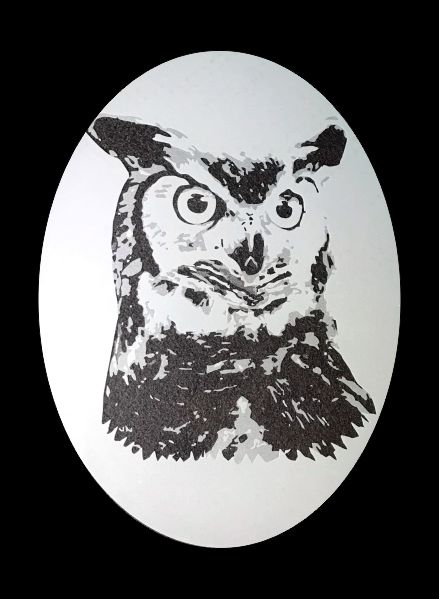 etched owl