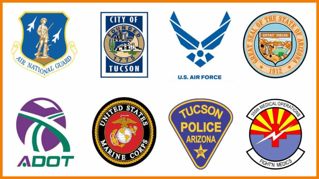 Military and Government logos