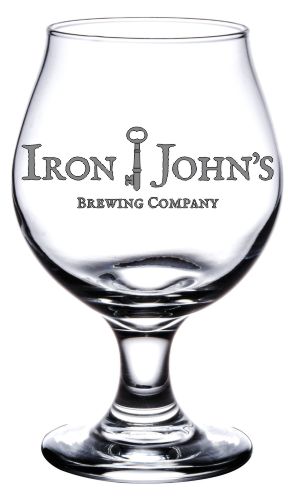 Glass for iron john brewery