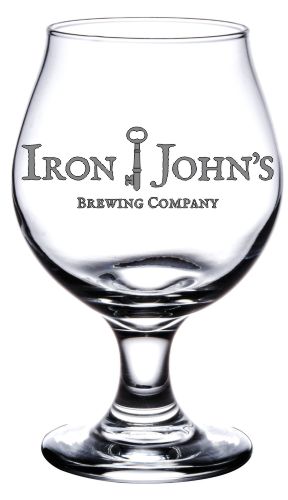 Glass for iron john brewery