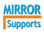 Mirror supports logo