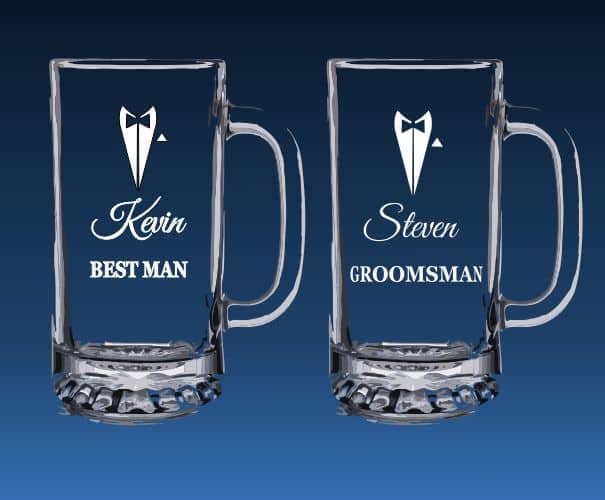 Tuxedo mugs for best man