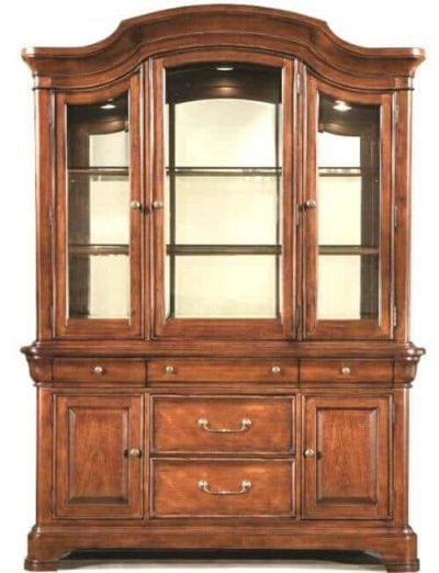 Traditional china cabinet