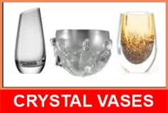 Chips in crystal vases can be repaired