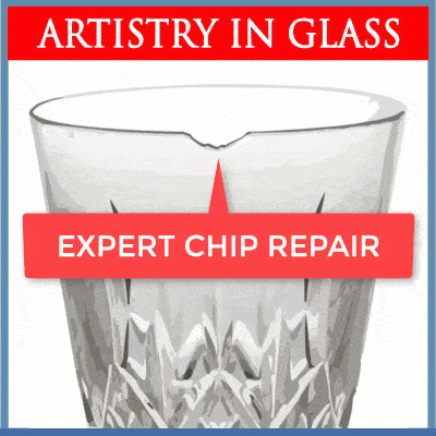 Repairing a chip in Waterford crystal