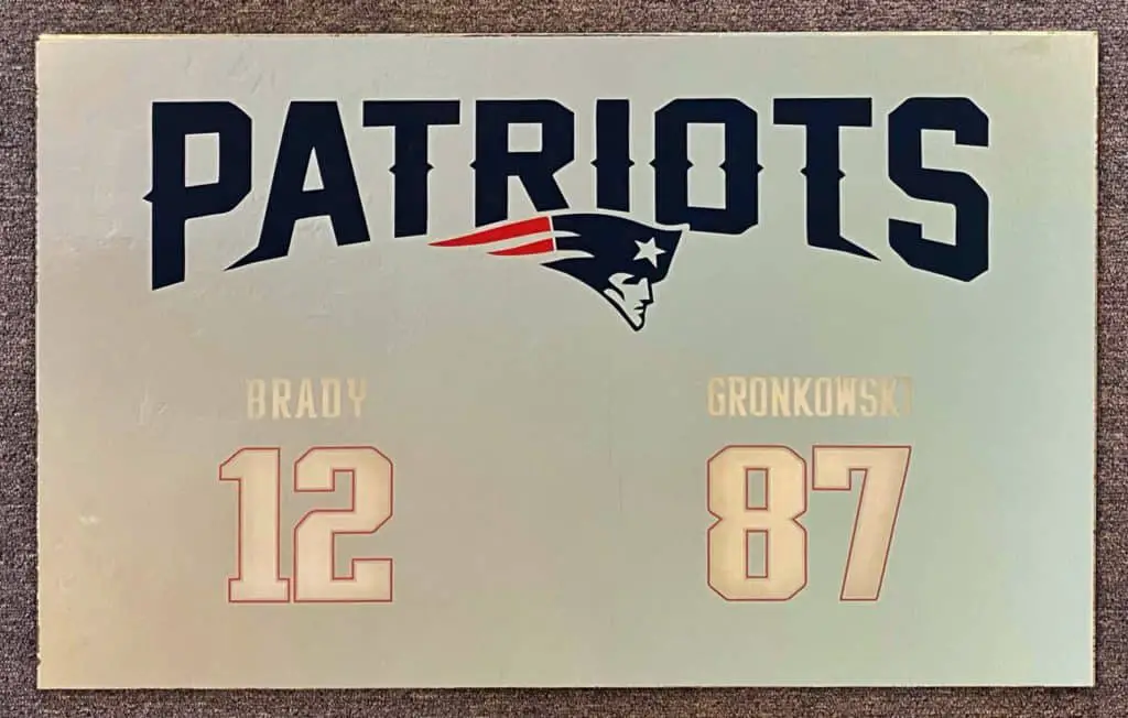 New England Patriots Mirror