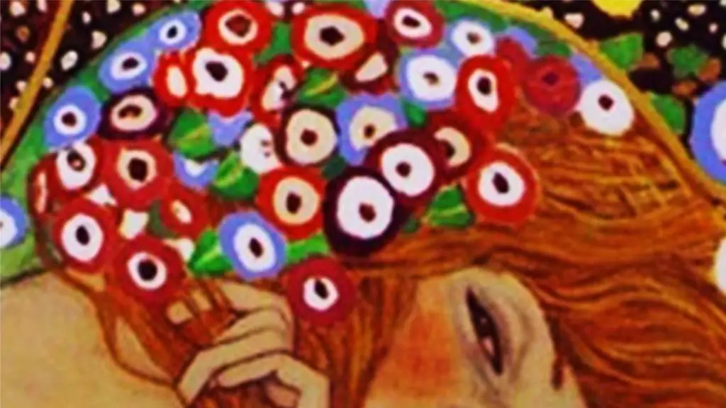 Detail from Gustav Klimt