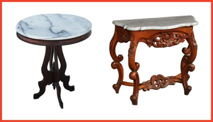 ANTIQUE marble tables