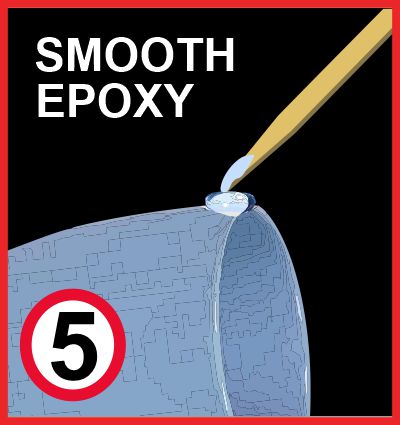 Smooth epoxy