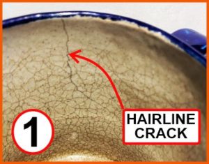 Hairline crack