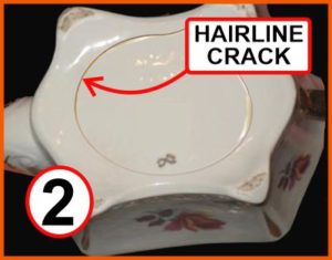 Hairline crack