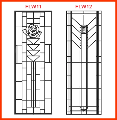 Medium width Frank LLoyd Wright Sidelite