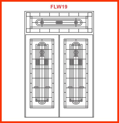 Frank LLoyd Wright Entryway