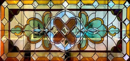 Stained glass skylight