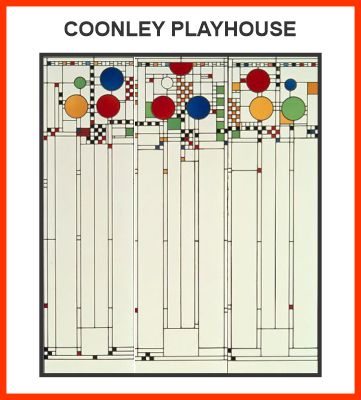 Original windoes from the Coonley Playhouse