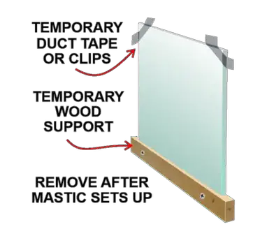 How To Hang Wall Mirrors A Complete, How To Angle A Mirror On Wall With Clips