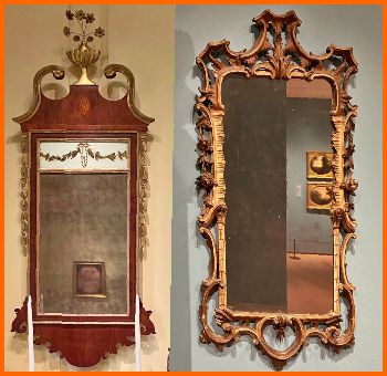 antique mirrors from Winterthur DE