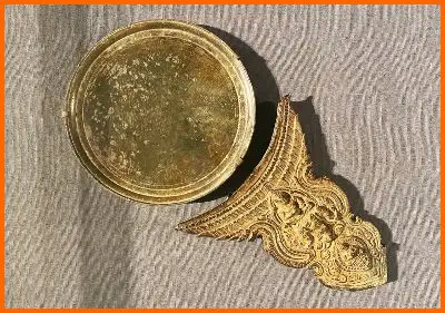 Bronze mirror about 1100 AD Sri Lanka