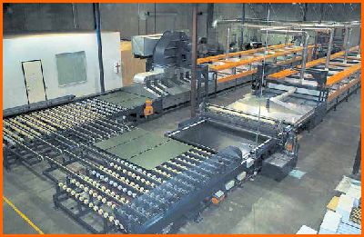Mirror production line