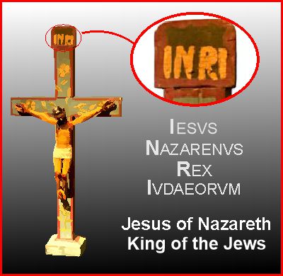 INRI stands for Jesus of Nazareth, King of the Jews
