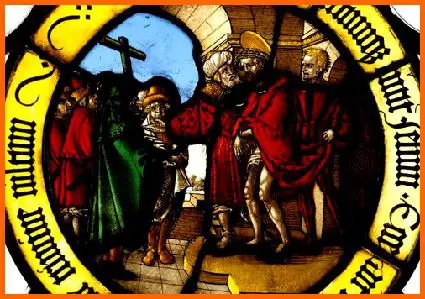 German, Nuremberg; Panel; Glass-Stained 1525 - after Sebald Beham