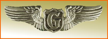 Army Air Corp wings with "G" for glidermen