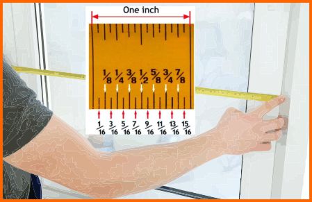 Measuring a window for a stained glass