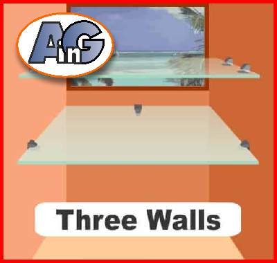 3-walls or niche shelves