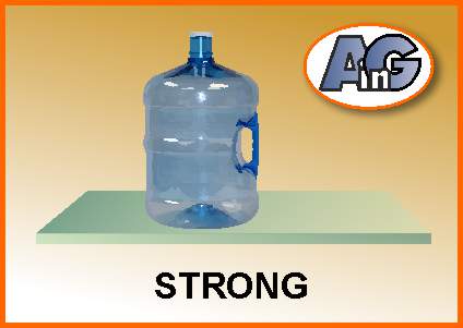 Glass shelves are rigid and strong