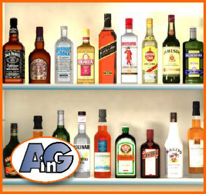 Shelves for barware & bottles should be tempered