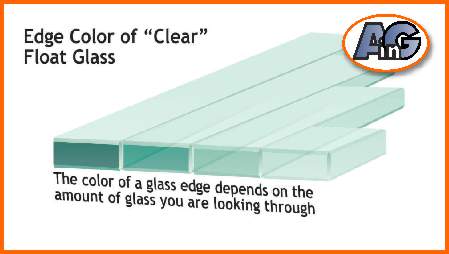 clear float glass has a pale green tint