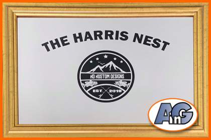 Custom mirror for The harris nest