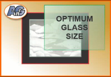 Optimum glass size