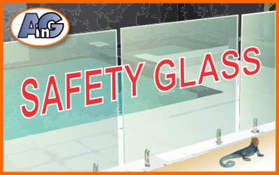 Safety glass is mandated around pools