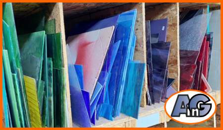 Stained glass sheets on sale