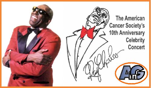 Ray Charles stars at American Cancer Society concert