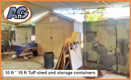 10 ft * 18Ft Tuff shed with air conditioning
