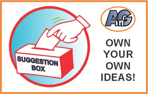 Your ideas are your own!