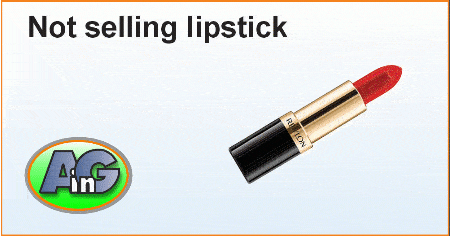 Not selling lipstick - selling Glamor!