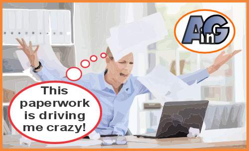 Paperwork can drive you crazy!